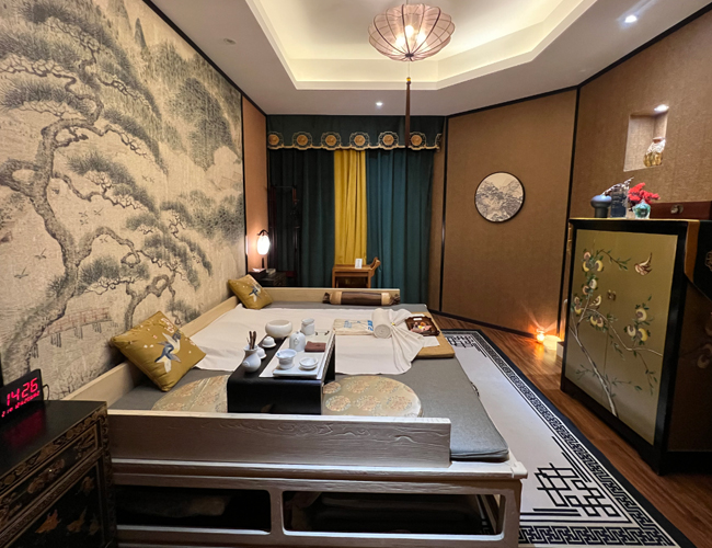 青岛李沧足疗减压会所环境展示（二）一种真挚的艺术生活态度